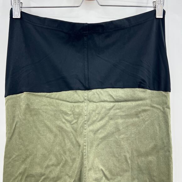 Preggo Leggings 2XL Green Moto Maternity Pregnancy Jeggings Skinny Leg - Picture 6 of 9